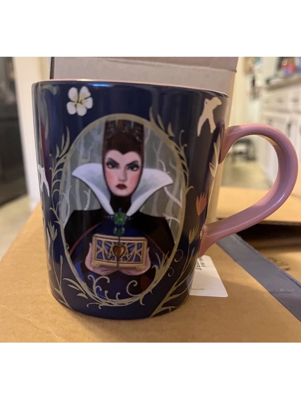 Disney Parks Snow White and the Evil Queen Ceramic 18 Oz Mug